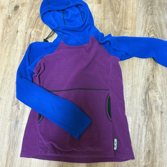Melanzana Blue and Purple Women's Hoodie Leadville CO - Picture 1 of 4